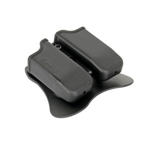 P226/M9/P-09 Airsoft Double Mag Pouch Series - Black [Amomax]